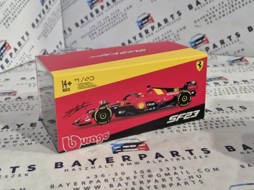 Ferrari SF-23 Team Scuderia F1 #16 (2023) - Monza - Charles Leclerc - С ПИЛОТ - Bburago - 1:43