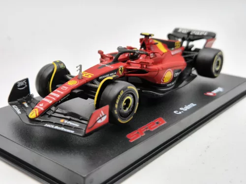Ferrari SF-23 Team Scuderia F1 #55 (2023) - Monza - Carlos Sainz - С ПИЛОТ - Bburago - 1:43