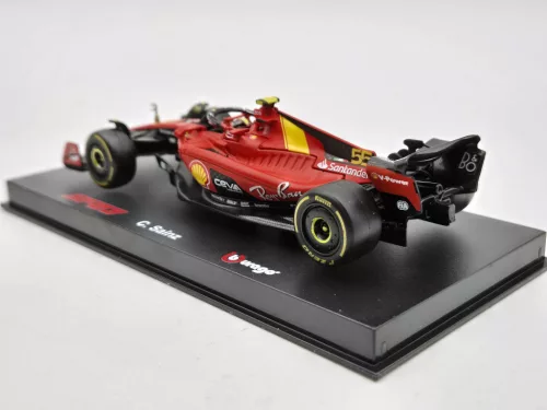 Ferrari SF-23 Team Scuderia F1 #55 (2023) - Monza - Carlos Sainz - С ПИЛОТ - Bburago - 1:43