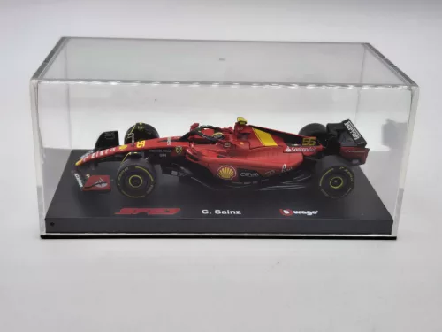 Ferrari SF-23 Team Scuderia F1 #55 (2023) - Monza - Carlos Sainz - С ПИЛОТ - Bburago - 1:43