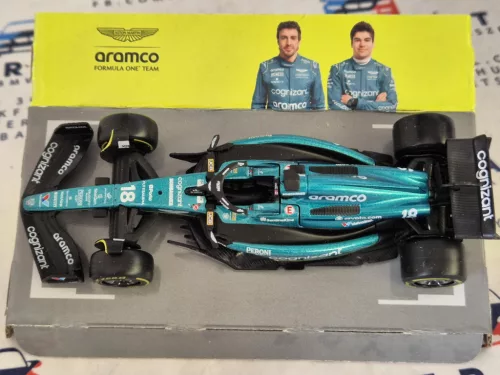 Aston Martin AMR23 F1 #18 (2023) - Lance Stroll - Bburago - 1:43
