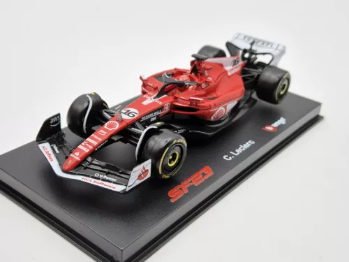 Ferrari SF-23 Team Scuderia F1 #16 (2023) - Las Vegas - Charles Leclerc - С ПИЛОТ - Bburago - 1:43