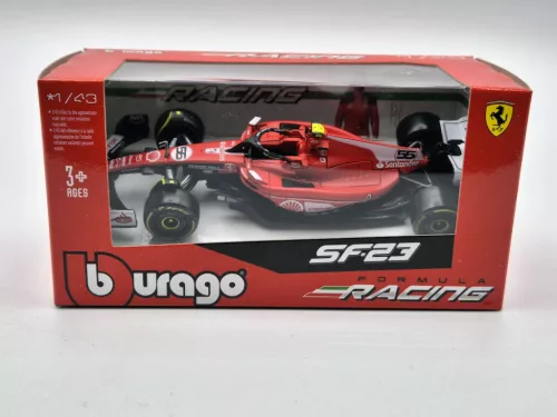 Ferrari SF-23 Team Scuderia F1 #55 (2023) - Las Vegas - Carlos Sainz - Bburago - 1:43