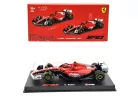 Ferrari SF-23 Team Scuderia F1 #55 (2023) - Las Vegas - Carlos Sainz - С ПИЛОТ - Bburago - 1:43