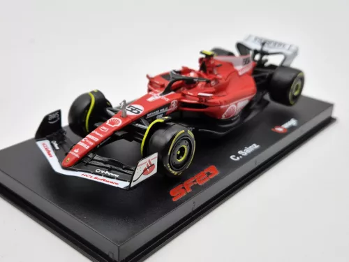 Ferrari SF-23 Team Scuderia F1 #55 (2023) - Las Vegas - Carlos Sainz - С ПИЛОТ - Bburago - 1:43