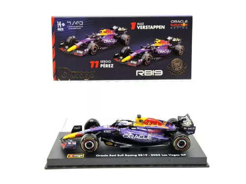 Red Bull RB19 F1 #1 (2023) - Las Vegas - Max Verstappen - С ПИЛОТ - Bburago - 1:43