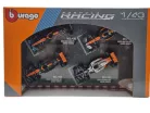 McLaren F1 комплект - #4 Lando Norris - 2023 British GP - 2023 Singapore GP - 2023 Monaco GP - 2022 Abu Dhabi - Bburago - 1:43