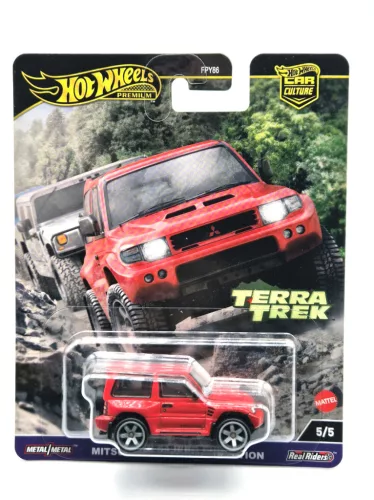 Hot Wheels Premium - Car Culture Terra Trek - Mitsubishi Pajero Evolution - Hot Wheels - 1:64