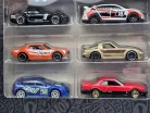 Hot Wheels Japan Theme - комплект от 6 броя в подаръчна кутия - Custom Datsun 240Z - 2018 Honda Civic Type R - 1970 Toyota Celica - Mazda RX-7 - Subaru WRX STi0 - 1982 Nissan Skyline R30 - Hot Wheels - 1:64