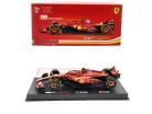Ferrari SF-24 Team Scuderia F1 #55 (2024) - Imola - Carlos Sainz - С ПИЛОТ - Bburago - 1:43
