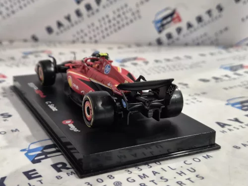 Ferrari SF-24 Team Scuderia F1 #55 (2024) - Imola - Carlos Sainz - С ПИЛОТ - Bburago - 1:43