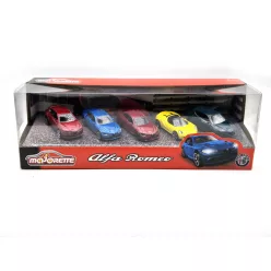   Alfa Romeo комплект (5бр.) - 4C Spider - Giulia Quadrifoglio - Tonale - Majorette - 1:64