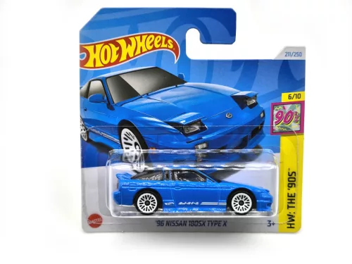 Hot Wheels '96 Nissan 180SX Type X - HW: The '90s 6/10 - 211/250 - Hot Wheels - 1:64
