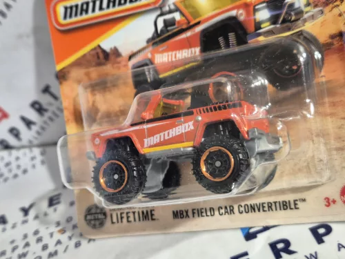 MBX Field Car Convertible 93/125 - блистер - Matchbox - 1:64