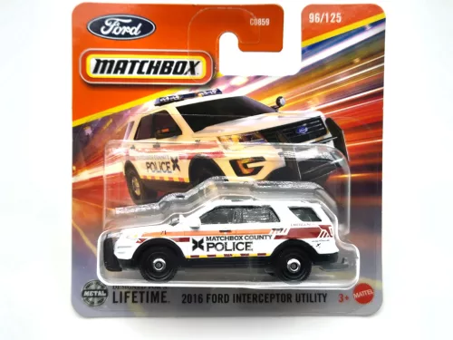 Ford Interceptor Utility (2016) - 96/125 - блистер - Matchbox - 1:64