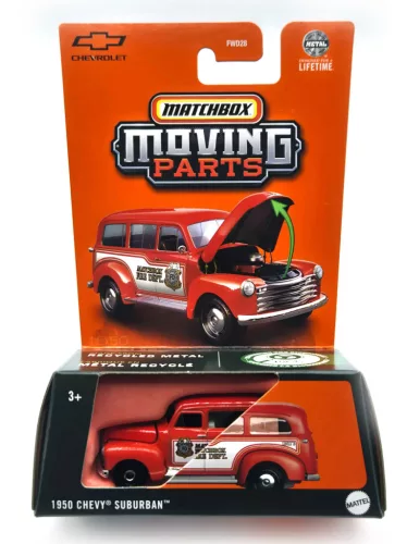Matchbox Moving Parts - 1950 Chevy Suburban - Matchbox - 1:64