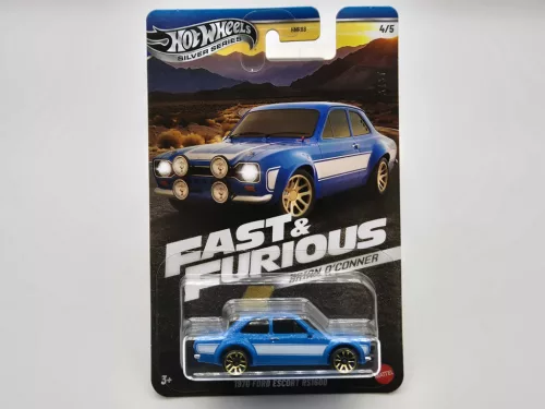 Hot Wheels Fast and Furious - Fast & Furious 4/5 - Ford Escort RS1600 - Brian - Hot Wheels - 1:64