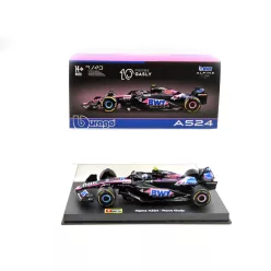   BWT Racing Alpine A524 F1 #10 (2024) - Pierre Gasly - С ПИЛОТ - Bburago - 1:43