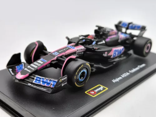 BWT Racing Alpine A524 F1 #31 (2024) - Esteban Ocon - С ПИЛОТ - Bburago - 1:43