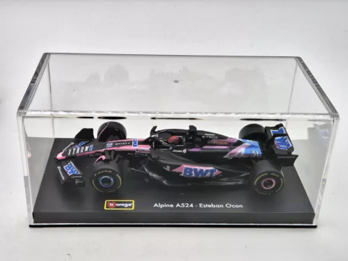 BWT Racing Alpine A524 F1 #31 (2024) - Esteban Ocon - С ПИЛОТ - Bburago - 1:43