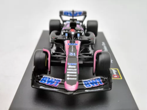 BWT Racing Alpine A524 F1 #31 (2024) - Esteban Ocon - С ПИЛОТ - Bburago - 1:43