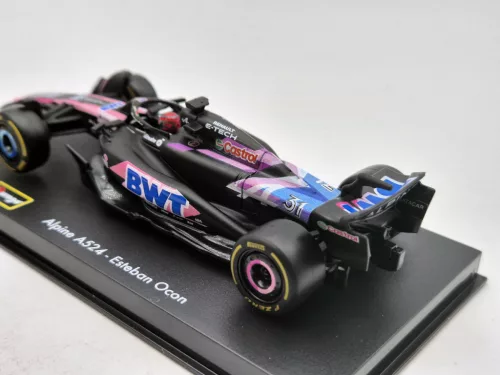 BWT Racing Alpine A524 F1 #31 (2024) - Esteban Ocon - С ПИЛОТ - Bburago - 1:43