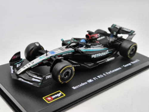 Mercedes GP W15 EQ Performance F1 #63 (2024) - George Russel - С ПИЛОТ - Bburago - 1:43
