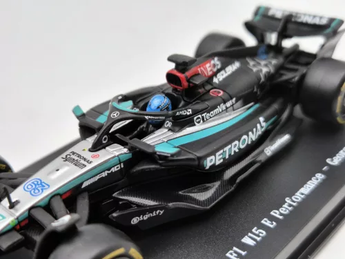 Mercedes GP W15 EQ Performance F1 #63 (2024) - George Russel - С ПИЛОТ - Bburago - 1:43