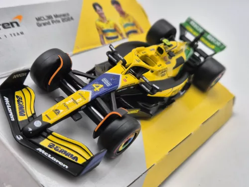 McLaren MCL38 F1 #4 (2024) - Monaco GP (Senna 30th Anniversary) - Lando Norris - Bburago - 1:43