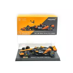  McLaren MCL38 F1 #4 (2024) - Lando Norris - С ПИЛОТ - Bburago - 1:43