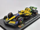 McLaren MCL38 F1 #4 (2024) - Monaco GP (Senna 30th Anniversary) - Lando Norris - С ПИЛОТ - Bburago - 1:43