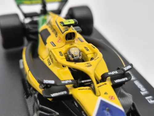 McLaren MCL38 F1 #4 (2024) - Monaco GP (Senna 30th Anniversary) - Lando Norris - С ПИЛОТ - Bburago - 1:43