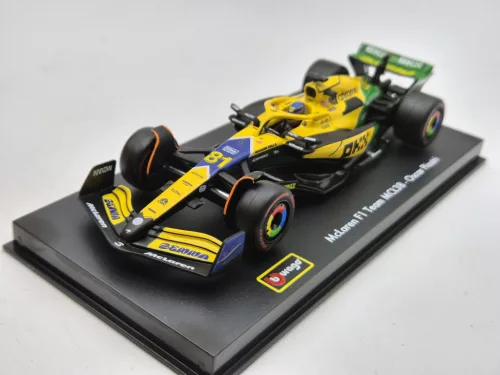 McLaren MCL38 F1 #81 (2024) - Monaco GP (Senna 30th Anniversary) - Oscar Piastri - С ПИЛОТ - Bburago - 1:43