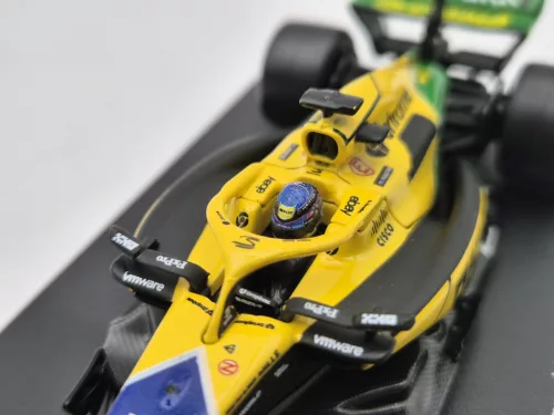 McLaren MCL38 F1 #81 (2024) - Monaco GP (Senna 30th Anniversary) - Oscar Piastri - С ПИЛОТ - Bburago - 1:43