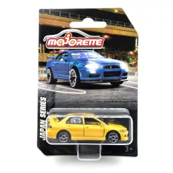   Mitsubishi Lancer Evolution EVO - жълт - Majorette - 1:64