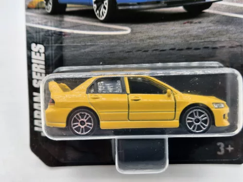 Mitsubishi Lancer Evolution EVO - жълт - Majorette - 1:64