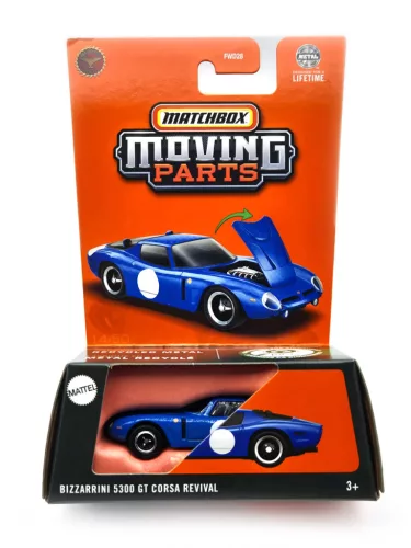 Matchbox Moving Parts - Bizzarrini 5300 GT Corsa Revival - Matchbox - 1:64