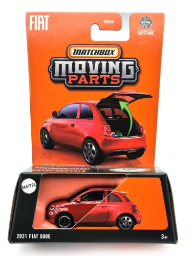 Matchbox Moving Parts - Fiat 500E (2021) - Matchbox - 1:64