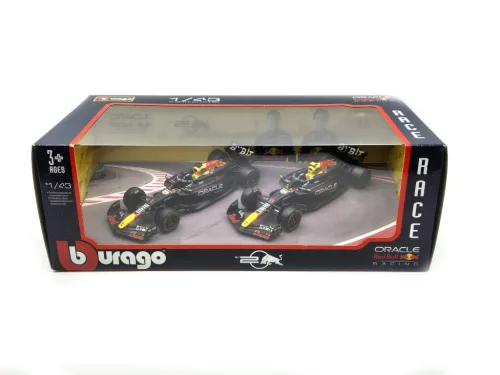 Red Bull RB20 F1 комплект (2024) - #1 Max Verstappen - #11 Sergio Perez - Bburago - 1:43