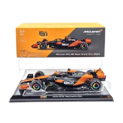   McLaren MCL38 F1 #81 (2024) - Oscar Piastri - С ПИЛОТ - Bburago - 1:24