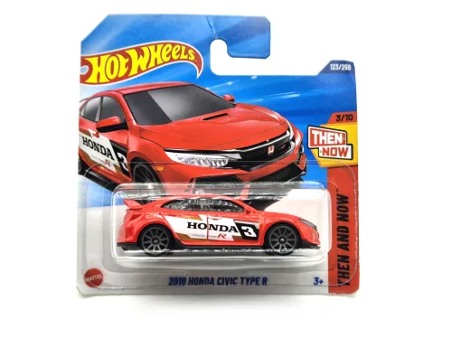 Hot Wheels Honda Civic Type R (2018) - Then and Now 3/10 - 123/250 - Hot Wheels - 1:64