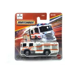   Scania P 360 Fire Truck - 16/125 - блистер - Matchbox - 1:64