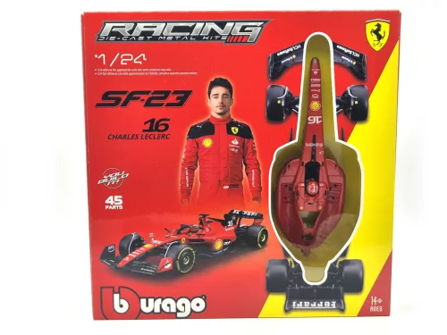 Ferrari SF-23 F1 #16 (2023) - Charles Leclerc - сглобяем модел - Bburago - 1:24
