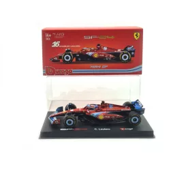   Ferrari SF-24 F1 #16 (2024) - Miami GP - Charles Leclerc - С ПИЛОТ - Bburago - 1:43