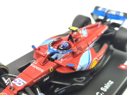 Ferrari SF-24 F1 #55 (2024) - Miami GP - Carlos Sainz - С ПИЛОТ - Bburago - 1:43
