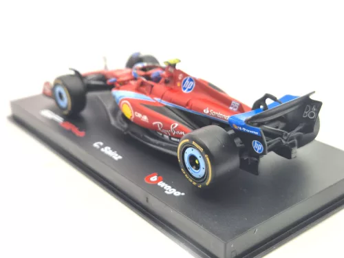 Ferrari SF-24 F1 #55 (2024) - Miami GP - Carlos Sainz - С ПИЛОТ - Bburago - 1:43