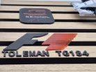 Toleman Hart TG184 F1 #19 (1984) - Ayrton Senna - на декоративна табела - декоративен предмет - Edicola - 1:24