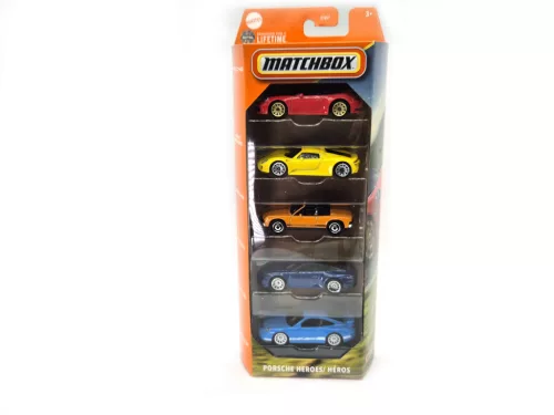 Matchbox комплект от 5 коли - Porsche Heroes / Héros - Matchbox - 1:64