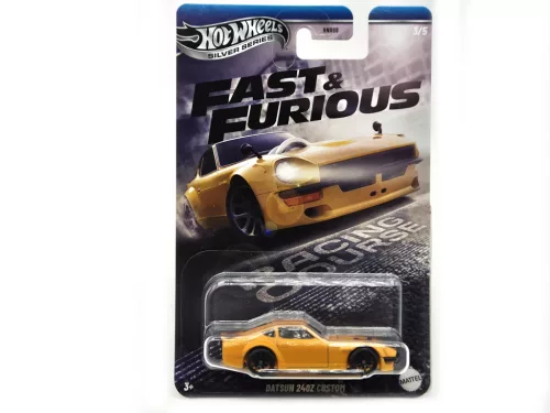 Hot Wheels Datsun 240Z Custom - Silver Series 3/5 - Fast and Furious - дълга карта - Hot Wheels - 1:64