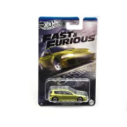   Hot Wheels Honda Civic EG - Silver Series 1/5 - Fast and Furious - дълга карта - Hot Wheels - 1:64